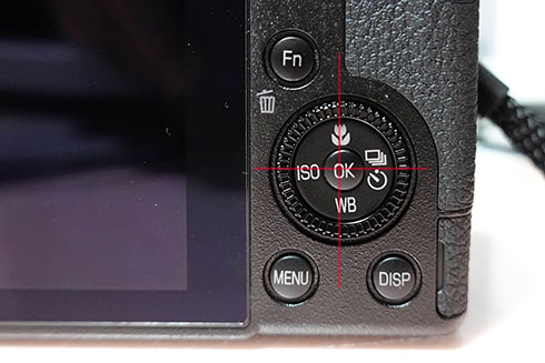 <GRIIIのスイッチ・・・ちょっと斜め?>