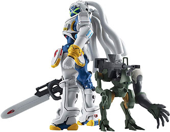 ＜ROBOT魂 キングゲイナー&ガチコ＞
