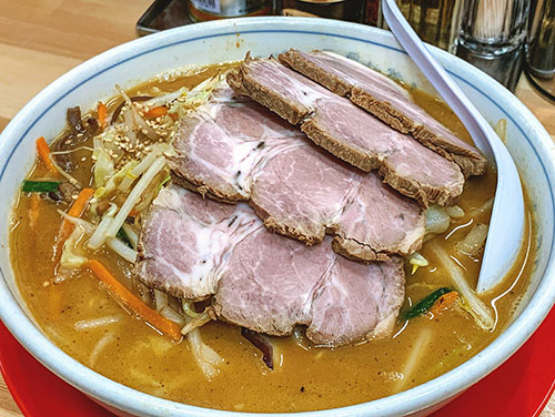 <チャーシュー味噌タンメン>