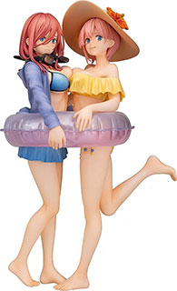 ＜五等分の花嫁 中野一花＆中野三玖 1/7スケール ABS&PVC製 塗装済み完成品フィギュア＞