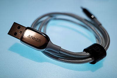 <Anker iPhone 充電ケーブル PowerLine+ III ライトニングケーブル Apple MFi認証取得 iPhone iPad iPod AirPods 互換対応 (0.9m シルバー)>