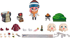 ＜ねんどろいど ゆるキャン△ 各務原なでしこ ソロキャンVer. DXエディション ノンスケール ABS&PVC製 塗装済み可動フィギュア＞