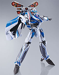 ＜DX超合金 劇場版VF-31Jジークフリード ハヤテ インメルマン機 フォールドプロジェクションユニット装備[BANDAI SPIRITS]＞