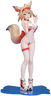 ＜ケモミミ学園 「フェネク シャリート」ジャケットOFFver. illustrated by マッパニナッタ 1/7スケール 塗装済み完成品フィギュア＞