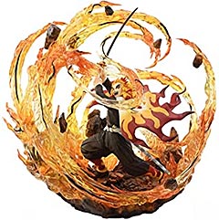 ＜ベルファイン 鬼滅の刃 煉獄 杏寿郎 DXVer. 1/8スケール PVC製 塗装済み 完成品 フィギュア＞