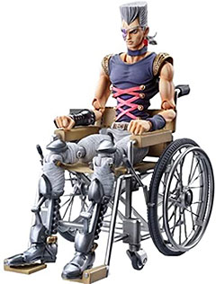 ＜超像可動『ジョジョの奇妙な冒険 第5部』「Ｊ・Ｐ・ポルナレフ」約160mm PVC＆ABS&ナイロン 塗装済み可動フィギュア＞