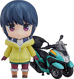 ＜ねんどろいど ゆるキャン△ 志摩リン 三輪バイクVer. ノンスケール プラスチック製 塗装済み可動フィギュア＞