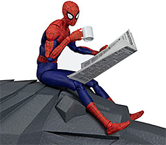 ＜スパイダーマン：スパイダーバース SVアクション ピータ・B・パーカー／スパイダーマン DX版 ノンスケール ABS＆PVC製 塗装済み完成品 アクションフィギュア＞