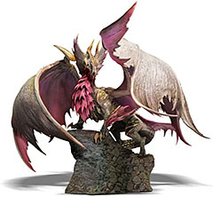 <カプコン カプコンフィギュアビルダー クリエイターズモデル 爵銀龍 メル・ゼナ 約H240×W320×D295mm PVC ABS製>