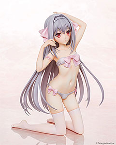 <Q-six 月に寄りそう乙女の作法 桜小路ルナ 桜カラーver. 1/6スケール PVC製 塗装済み 完成品 フィギュア>
