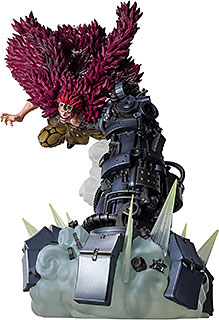 ＜フィギュアーツZERO ［超激戦］ ユースタス・キッド -三船長 鬼ヶ島怪物決戦- 約355mm PVC&ABS製 塗装済み完成品フィギュア＞