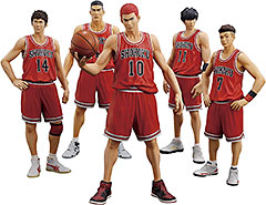 ＜DiGiSM One and Only 『SLAM DUNK』 SHOHOKU STARTING MEMBER SET ノンスケール PVC＋ABS製 塗装済み 完成品 フィギュア 5体セット＞