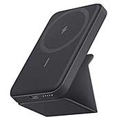 ＜Anker 622 Magnetic Battery (MagGo) (マグネット式ワイヤレス充電対応 5000mAh コンパクト モバイルバッテリー)【マグネット式/ワイヤレス出力 (7.5W) / USB-Cポート入出力/PSE技術基準適合】MagSafe対応iPhoneシリーズ専用 (ブラック)＞
