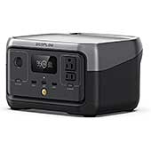＜EcoFlow ポータブル電源 RIVER 2 6倍長寿命 256Wh容量 60分満充電 / リン酸鉄リチウムイオン電池 / 充放電サイクル3,000回以上 / 高耐久 / BMS電池保護機能 / 液晶大画面 / アプリ遠隔操作 / 軽量化デザイン / AC(定格300W サージ600W X-Boostで450W）/ USB-A / USB-C キャンプ 車中泊 アウトドア 電力確保 停電対策 防災グッズ (エコフロー リバー2)＞