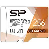 ＜シリコンパワー microSD カード 256GB class10 UHS-1 U3 対応 最大読込100MB/s 4K対応 Nintendo Switch 動作確認済 3D Nand＞