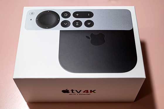 <Apple TV 4K 128GBモデル到着!>