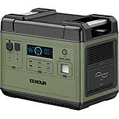 <EENOUR ポータブル電源 P2001 大容量 2000Wh/625600mAh リン酸鉄リチウム電池採用 無停電電源装置(UPS)搭載 1.5時間満充電 AC2000W(瞬間最大4000W)/DC/XT60/USB出力 Type-C PD100W 16台機器同時充電可能 PSE認証済み 50Hz/60Hz 純正弦波 MPPT制御方式 静音設計 家庭用蓄電池 バックアップ電源 キャンプ 車中泊 業務用 防災グッズ 停電時に>