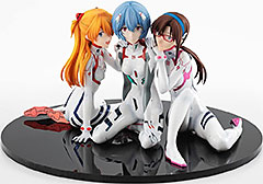 ＜KDcolle シン エヴァンゲリオン劇場版 アスカ レイ マリ Newtype Cover ver. 1/8スケール プラスチック製 塗装済み完成品フィギュア＞
