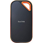 <SanDisk SSD 外付け 1TB USB 3.2 Gen 2x2 最大2000MB/秒 防滴防塵 SDSSDE81-1T00-GH25 エクストリームプロ ポータブルSSD V2 メーカー5年保証 エコパッケージ>