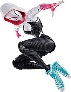 ＜S.H.フィギュアーツ スパイダーマン:アクロス・ザ・スパイダーバース スパイダーグウェン 約150mm ABS&PVC製 塗装済み可動フィギュア＞