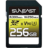 ＜SUNEAST SDXCカード 256GB 最大300MB/s UHS-II U3 V90 pSLC 4K 8K ULTIMATE PRO プロフェッショナル メモリーカード SE-SDU2256GA300＞