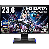 <IODATA ゲーミングモニター 23.6インチ GigaCrysta 144Hz 0.6ms TNパネル (PS5/HDMI×3/DisplayPort/スピーカー付/高さ調整/縦横回転/3年保証/土日サポート) EX-LDGC242HTB>