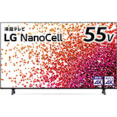 ＜LG 55型 4Kチューナー内蔵 液晶 テレビ 55NANO75JPA IPSパネル Alexa 搭載 2021 年モデル＞