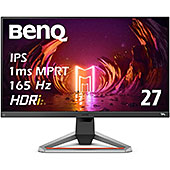 ＜BenQ MOBIUZ EX2710S ゲーミングモニター (27インチ/165Hz/IPS/フルHD/1ms/HDRi treVoloスピーカー/FreeSync Premium/高機能スタンド/ゲームモード(FPS/RPG/レーシング)＞
