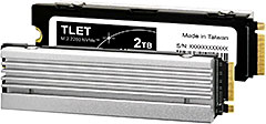＜東芝エルイートレーディング(TLET) PS5動作確認済 ヒートシンク搭載 内蔵SSD 2TB PCle Gen4x4 M.2 2280 国内サポート正規品 TLD-M7A02T4＞
