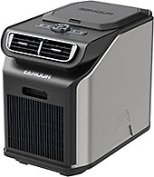 ＜EENOUR ポータブルエアコン PA600 冷房能力1.758kW/6000Btu デュアル換気システム 1台3役 冷風 送風 除湿機能 二つ吹き出し口 7段階風量 温度調整可能 リモコン対応 タイマー機能付き 工事不要 移動式 持ち運び便利 工場 倉庫 DIY作業 車中泊 キャンプ アウトドア用 熱中症対策 防災グッズ＞