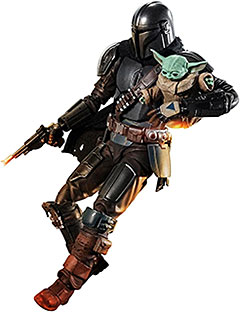 ＜S.H.フィギュアーツ スター・ウォーズ マンダロリアン＆グローグー(STAR WARS: The Mandalorian) 約150mm ABS＆PVC&布製 塗装済み可動フィギュア＞