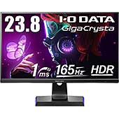 ＜アイ・オー・データ IODATA ゲーミングモニター 23.8インチ FHD 1080p GigaCrysta 165Hz 1ms ADSパネル (PS5/AMD FreeSync/HDMI×3/DisplayPort/スピーカー付/高さ調整/縦横回転/メーカー3年保証/土日サポート) EX-LDGC243HDB＞