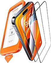＜「米軍規格・宇宙航空材料」TORRAS iPhone15ProMax 専用 ガラスフィルム 全面保護 強化極細黒縁 9H越え 貼り付け簡単 さらさら 気泡レス 2枚セット 6.7インチ アイフォン15プロマックス 用 フィルム GlassGo Ultra＞