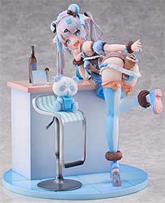 ＜へんりいだオリジナルキャラクター ブルーパンダコーヒー 1/6 完成品フィギュア[HOTVENUS] ＞