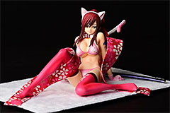 ＜オルカトイズ FAIRY TAIL エルザ・スカーレット・桜猫Gravure_Style 全長約250mm PVC製1/6スケール塗装済み完成品フィギュア＞