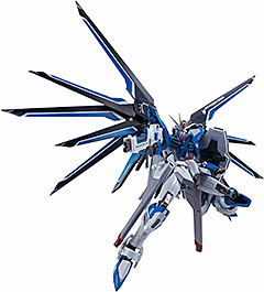 ＜METAL ROBOT魂 ＜SIDE MS＞ 機動戦士ガンダムSEED FREEDOM ライジングフリーダムガンダム 約140mm ABS&PVC&ダイキャスト製 塗装済み可動フィギュア＞