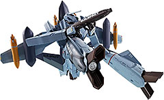 ＜HI-METAL R マクロスゼロ VF-0Aフェニックス(工藤シン機) ＋ QF-2200D-B ゴースト 約140mm ABS&ダイキャスト&POM製 塗装済み可動フィギュア＞