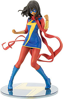 ＜壽屋(KOTOBUKIYA) MARVEL UNIVERSE MARVEL美少女 ミズ・マーベル リニューアルパッケージ 1/7スケール PVC製 塗装済み完成品 フィギュア＞