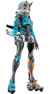 ＜少女発動機 MOTORED CYBORG RUNNER SSX 155 DOWNTOWN TREK ノンスケール プラスチック&ダイキャスト製 塗装済み可動フィギュア＞