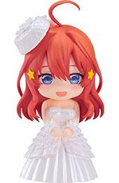 ＜ねんどろいど 五等分の花嫁 中野五月 ウエディングドレスVer. ノンスケール プラスチック製 塗装済み可動フィギュア＞