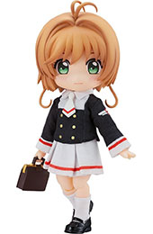 ＜ねんどろいどどーる カードキャプターさくら クリアカード編 木之本桜 友枝中学校制服Ver. ノンスケール 布&磁石&プラスチック製製 塗装済み可動フィギュア＞