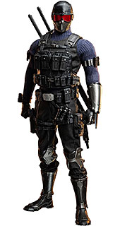 ＜FigZero G.I.ジョー 1/6 Commando Snake Eyes[フィグゼロ 1/6 コマンドー スネークアイズ] 1/6スケール ABS&PVC&POM製 塗装済み可動フィギュア＞