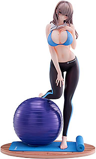 ＜モモローズ トレーニング女子 葵 全高約280mm（台座含む） PVC、ABS製1/6スケール塗装済み完成品フィギュア＞