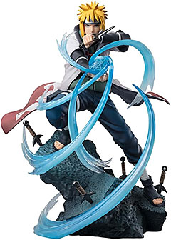 ＜フィギュアーツZERO ［超激戦］NARUTO-ナルト- 疾風伝 波風ミナト-螺旋丸- 約200mm PVC&ABS製 塗装済み完成品フィギュア＞