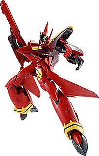 ＜HI-METAL R マクロス7 VF-19改 ファイヤーバルキリー 約150mm PVC&ABS&ダイキャスト製 塗装済み可動フィギュア＞