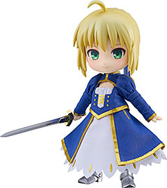 ＜ねんどろいどどーる Fate/Grand Order セイバー/アルトリア ペンドラゴン ノンスケール 布&磁石&プラスチック製 塗装済み完成品フィギュア＞