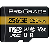 ＜ProGrade Digital microSDXC UHS-II V60 GOLD 256GB プログレードデジタル 正規輸入品【Amazon.co.jp限定】＞