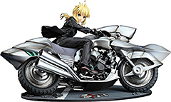 ＜Fate/Zero セイバー＆セイバー モータード キュイラッシェ 1/8スケール プラスチック製 塗装済み完成品フィギュア 二次再販分＞