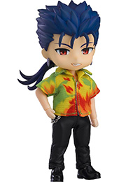 ＜ねんどろいどどーる Fate/hollow ataraxia ランサー ノンスケール 布&磁石&プラスチック製 塗装済み完成品フィギュア＞