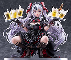 ＜ゴールデンヘッド プラス アズールレーン アズールレーン エルベ 見せ場訪れず？ 全高約160mm（台座込み） PVC、ABS製1/7スケールフィギュア＞
